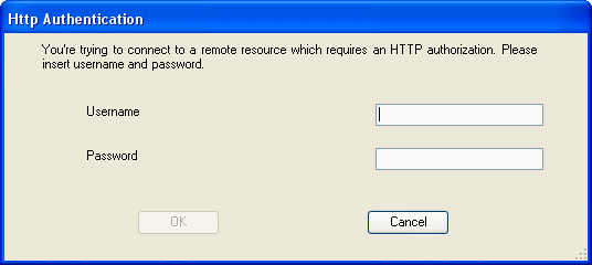 HTTP Authentication